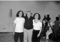 Arnolfo Borsacchi mit Edwin E. Gordon und Silvia Biferale