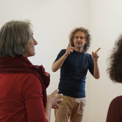 Arnolfo Borsacchi und Regula Schwarzenbach im Teamteaching